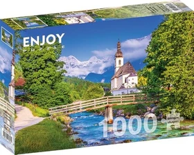 ENJOY Puzzle Small Church in Ramsau