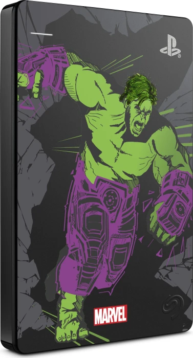 Seagate Game Drive for PlayStation - Marvel Avengers Limited Edition, 2TB, Hulk, USB 3.0 Micro-B
