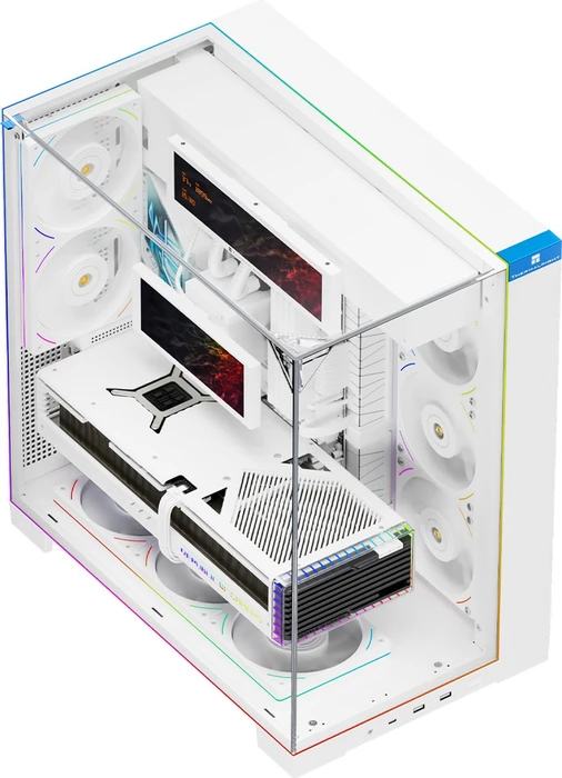 Thermalright A70 Vision White, weiß, Glasfenster