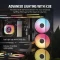 Corsair iCUE LINK LX120-R RGB Starter Kit, schwarz, LED-Steuerung, 120mm, 3er-Pack Vorschaubild