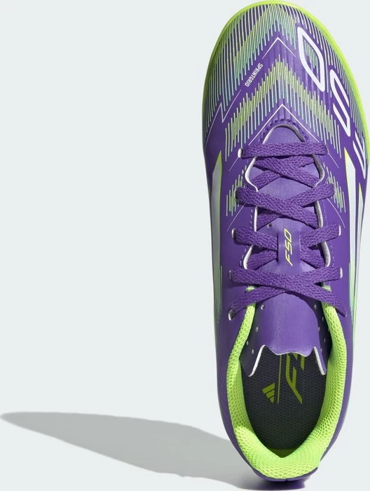 adidas F50 Club AG purple rush/cloud white/lucid lemon (Junior)