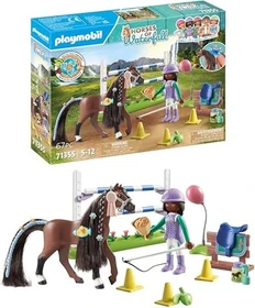 playmobil Horses of Waterfall Zoe & Blaze mit Turnierparcours