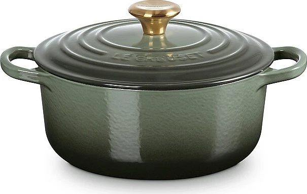 Le Creuset Signature Gusseisen Bräter rund 20cm 2.4l thyme
