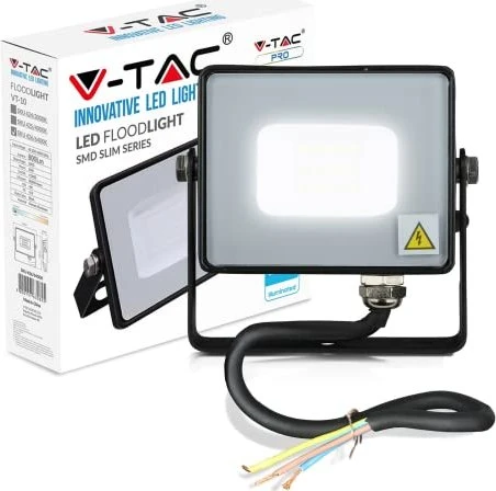 V-Tac VT-10 6500K LED Wandleuchte schwarz