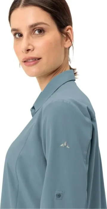 Vaude Rosemoor IV Hemd langarm nordic blue (Damen)