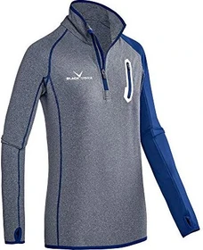Black Crevice Micro Funktionsshirt langarm grey/steel blue (Damen)