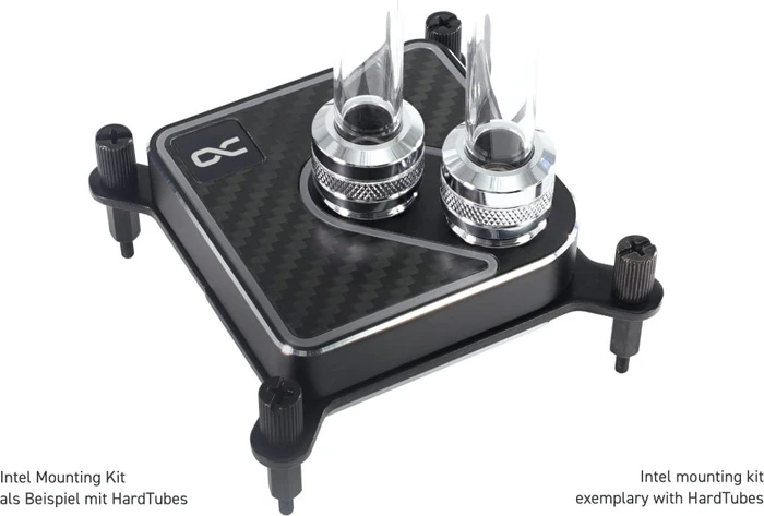 Alphacool Core 1 Aurora Carbon, Messing/Carbon