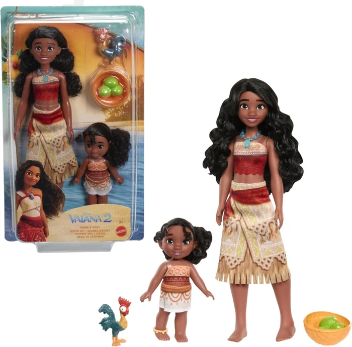 Mattel Disney - Vaiana 2 Vaiana & Simea