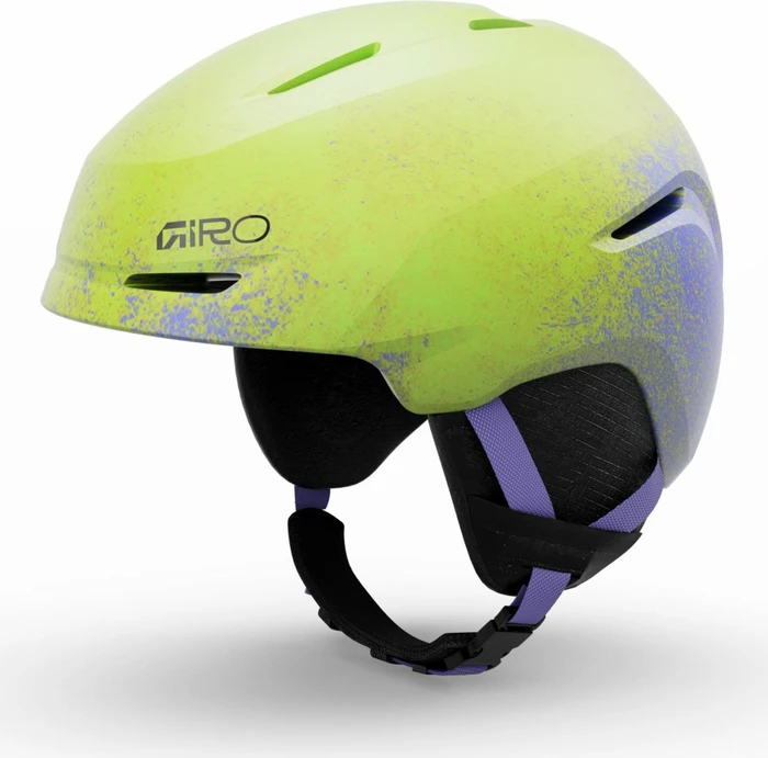Giro Spur Helm matte flo green/mauve (Junior)