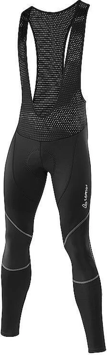 Löffler Bike Bib Tights WS Elastic Fahrradhose lang schwarz (Herren)