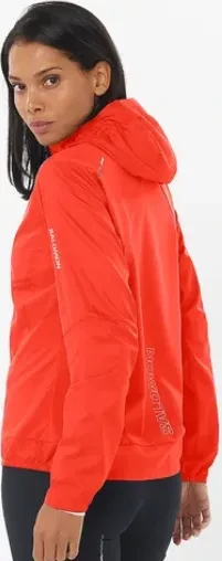 Salomon Bonatti Cross Wind Funktionsjacke cherry tomato (Damen)