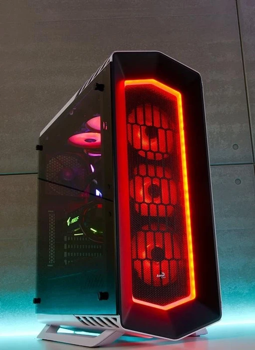 AeroCool Project7 P7-C1 Pro weiß, Glasfenster
