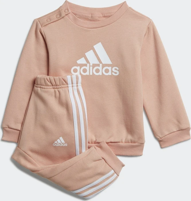 adidas Badge of Sport Trainingsanzug ambient blush/white (Junior)