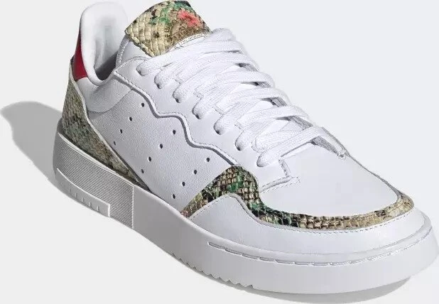 adidas Supercourt cloud white/scarlet/gold metallic (Damen)