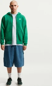 Nike Club Fleece FZ Hoodie malachite/white (Herren)