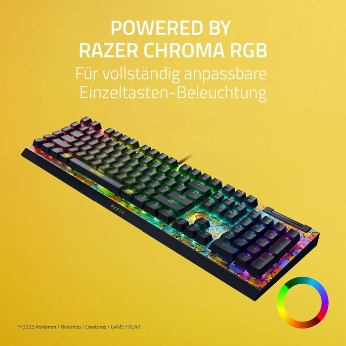 Razer BlackWidow V4 X, Minecraft Edition, Razer GREEN Clicky Gen-3, USB, US