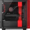 NZXT H400 schwarz/rot, Glasfenster Vorschaubild