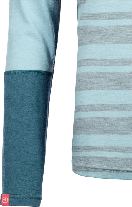 Ortovox 185 Rock'N'Wool Funktionsshirt langarm ice waterfall (Damen)