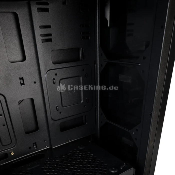 Zalman S3, schwarz, Acrylfenster
