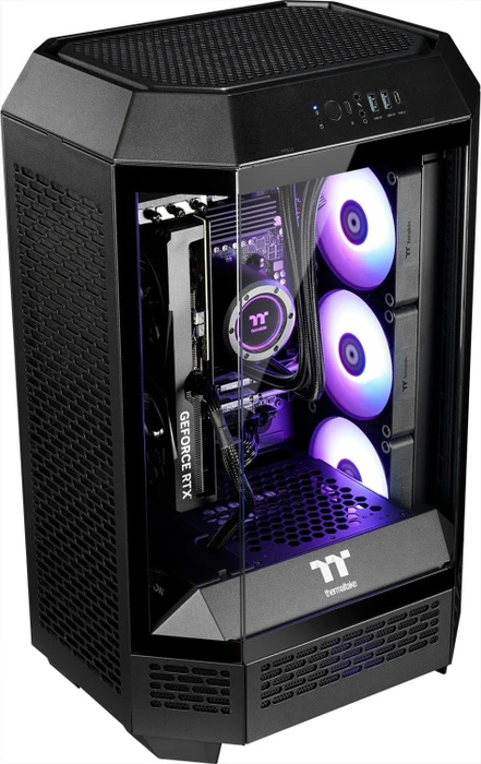 Thermaltake FTW Tower 300, Black, Ryzen 7 5700X3D, 32GB RAM, 1TB SSD, GeForce RTX 4070 SUPER