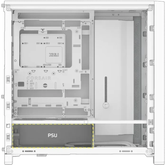 Corsair Frame 4000D RS ARGB, schwarz, Glasfenster