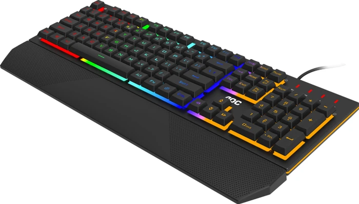 AOC Gaming GK200, LEDs RGB, schwarz, USB, UK