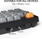 Keychron K10 Max, schwarz/grau, LEDs RGB, Keychron Super RED, USB/Bluetooth, UK Vorschaubild