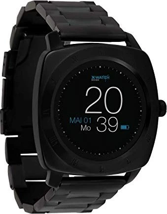 Xlyne Nara XW Pro schwarz mit Gliederarmband dunkelgrau