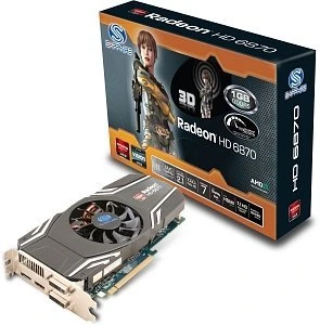 Sapphire Radeon HD 6870, 1GB GDDR5, 2x DVI, HDMI, DP, lite retail