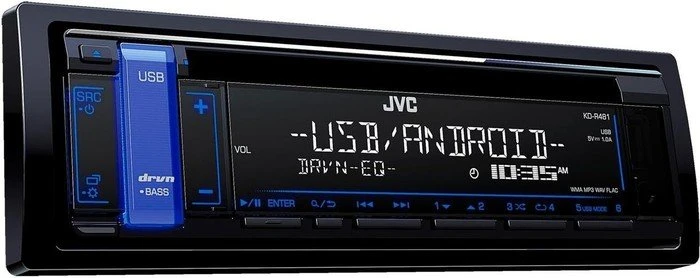 JVC KD-R481 schwarz/blau
