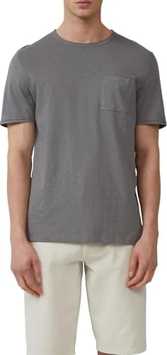 s.Oliver Flammgarn Pocket T-Shirt kurzarm grau (Herren)