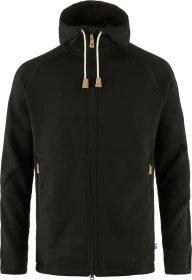 Fjällräven Övik Fleece Hoodie Funktionsjacke schwarz (Herren)