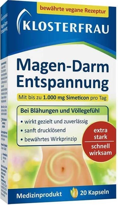 Klosterfrau Magen-Darm Entspannung Kapseln, 20 Stück