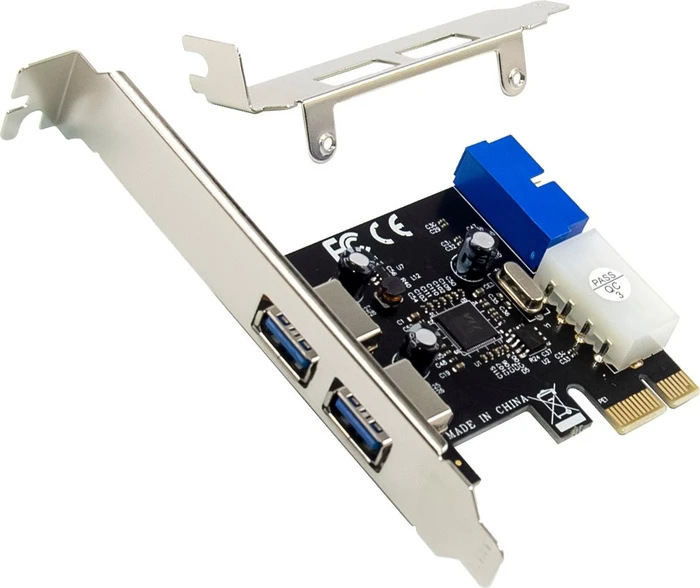 InLine Schnittstellenkarte, 2x USB-A 3.0, 1x USB 3.0 Header, PCIe 2.0 x1