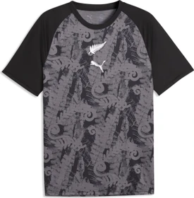 Puma FIFA WM 2026 Neuseeland Aufwärmtrikot kurzarm puma black/puma silver (Herren)