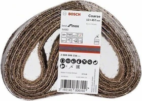 Bosch Professional N480 Best for Inox Schleifband grob, 13x457mm, 10 Stück