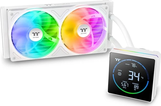 Thermaltake TH240-S V3 ARGB Sync Snow Edition, weiß