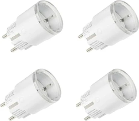 Shelly Plug S Gen3, weiß, 2500W, Smart-Steckdose, 4er-Pack
