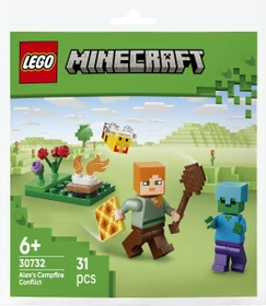 LEGO Minecraft - Alex's Begegnung am Lagerfeuer