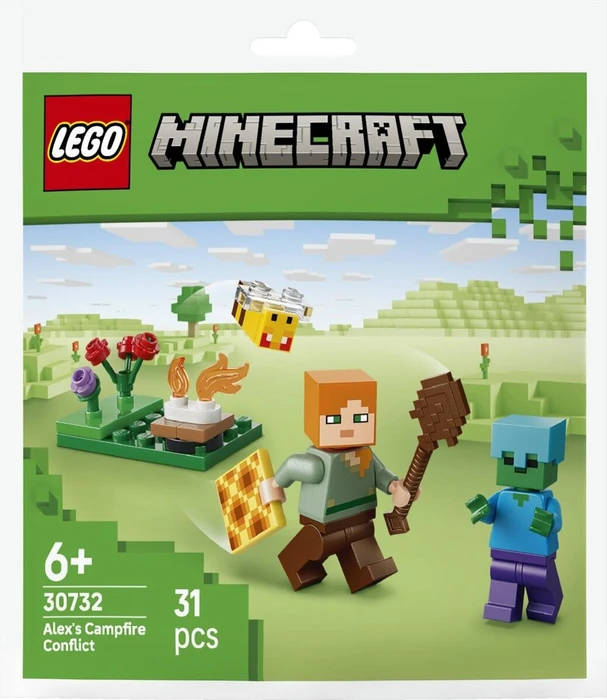 LEGO Minecraft - Alex's Begegnung am Lagerfeuer