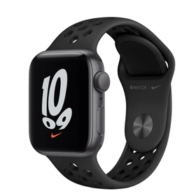 Apple Watch Nike SE (GPS) 40mm space grau mit Sportarmband anthrazit/schwarz