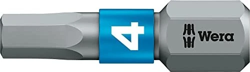 Wera 840/1 BTZ Innensechskant Bit 1/4", 4x25mm, 1 Stück