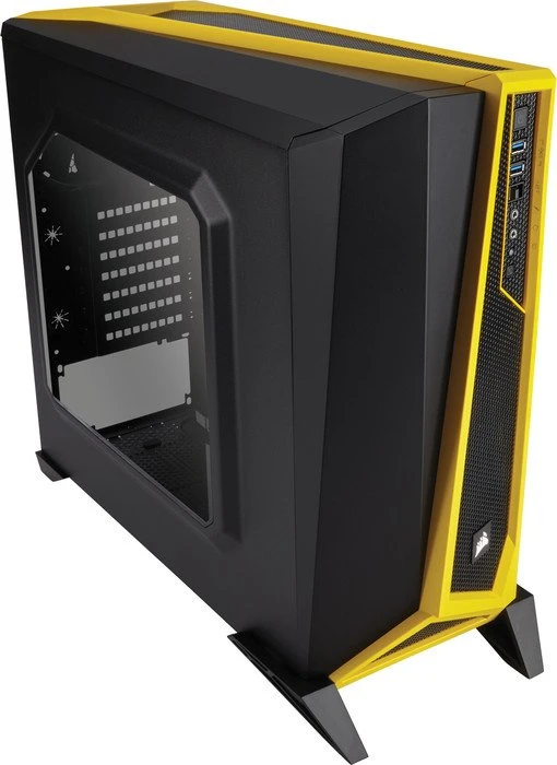 Corsair Carbide Series SPEC-ALPHA gelb/schwarz, Acrylfenster
