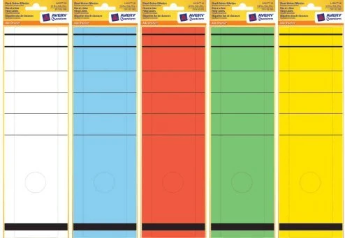 Avery-Zweckform Ordneretiketten Sonderformat, 297x61mm, grün, 10 Blatt (10 Etiketten)