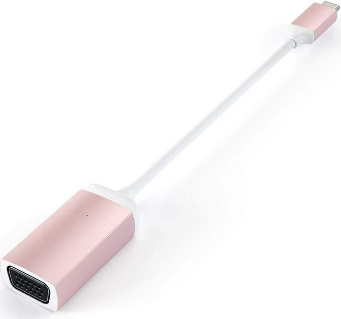 Satechi USB-C auf VGA Adapter, rose gold