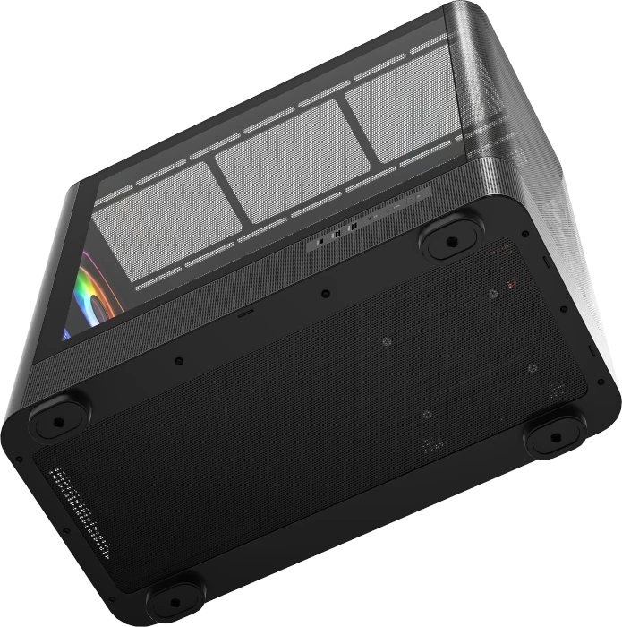 Modecom Volcano AQ300 ARGB Black, Glasfenster