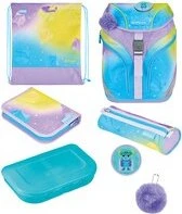 Herlitz SoftLight Plus Greenline Little Monster Schultaschen-Set, 6-tlg.