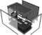 DarkFlash Floatron F1 Black, inkl. 6x Lüfter, Glasfenster Vorschaubild