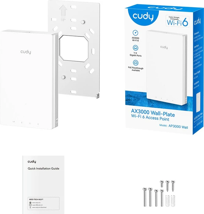 Cudy AP3000 Wall, AX3000