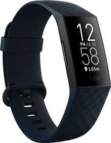 Fitbit Charge 4 Aktivitäts-Tracker stahlblau (FB417BKNV)